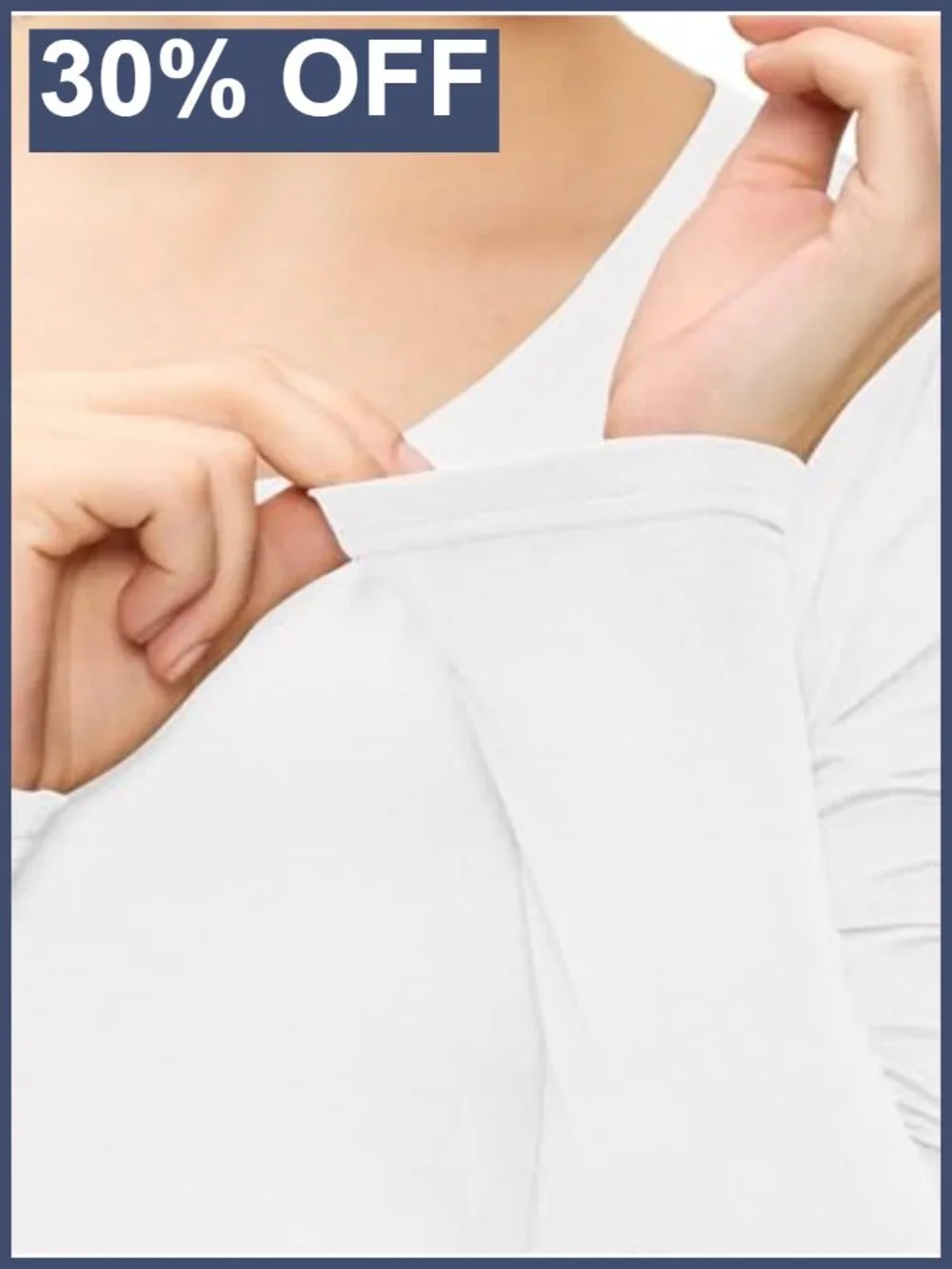 Women's Underscrub Long Sleeve Scoop Neck Slim Fit Polyester Spandex
